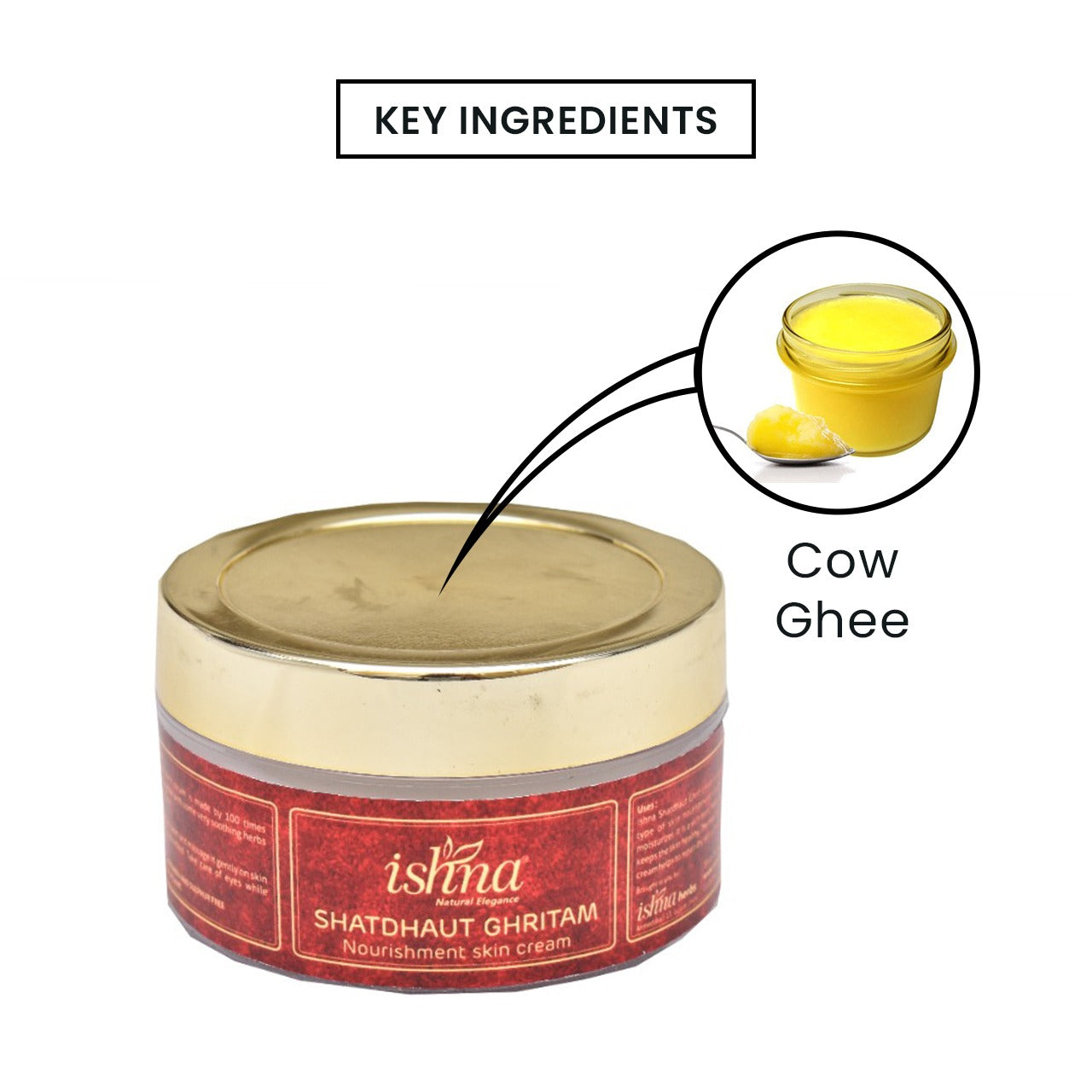 Ishna Shatdhaut Ghrit Cream