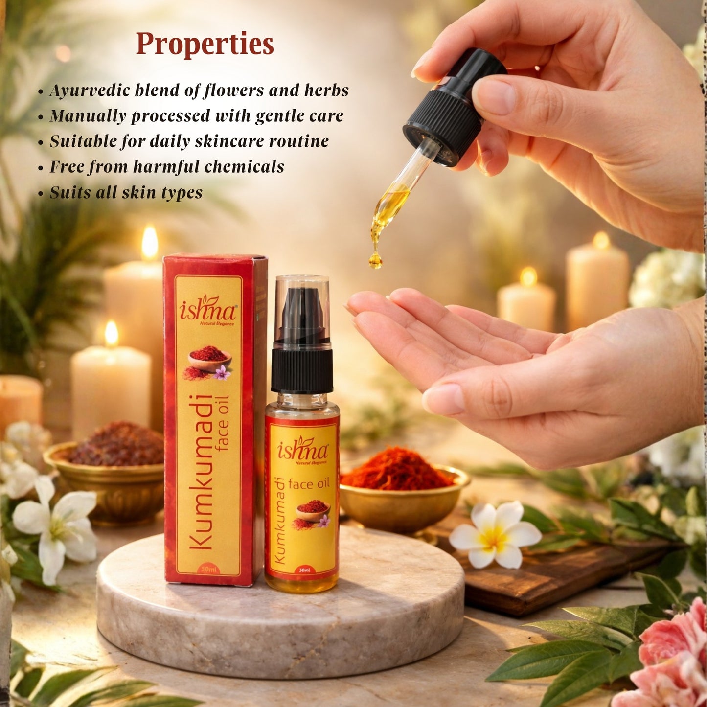 Ishna Kumkumadi oil