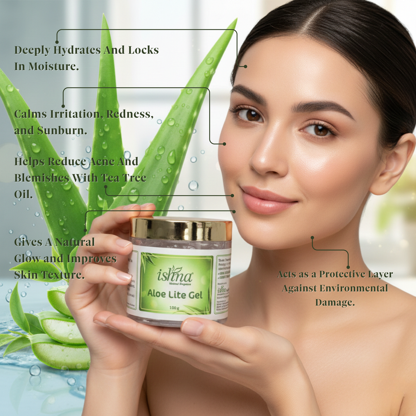 ISHNA ALOE LITE GEL