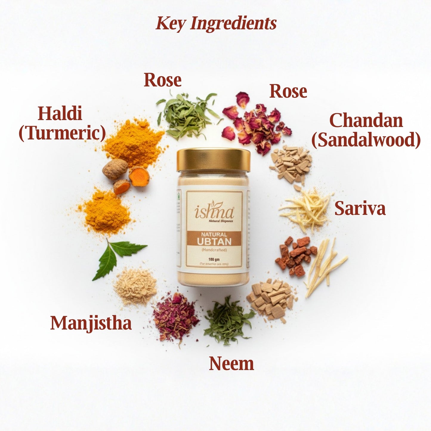 Ishna Natural Ubtan Powder