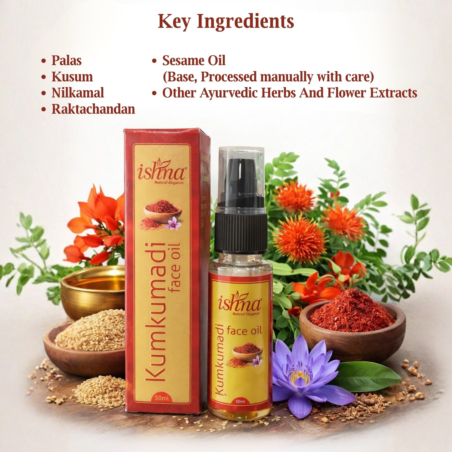 Ishna Kumkumadi oil