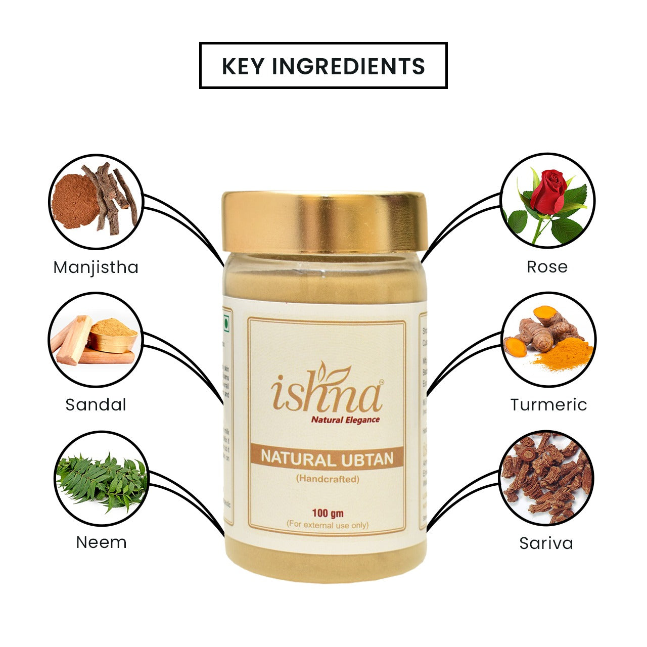 Ishna Natural Ubtan Powder
